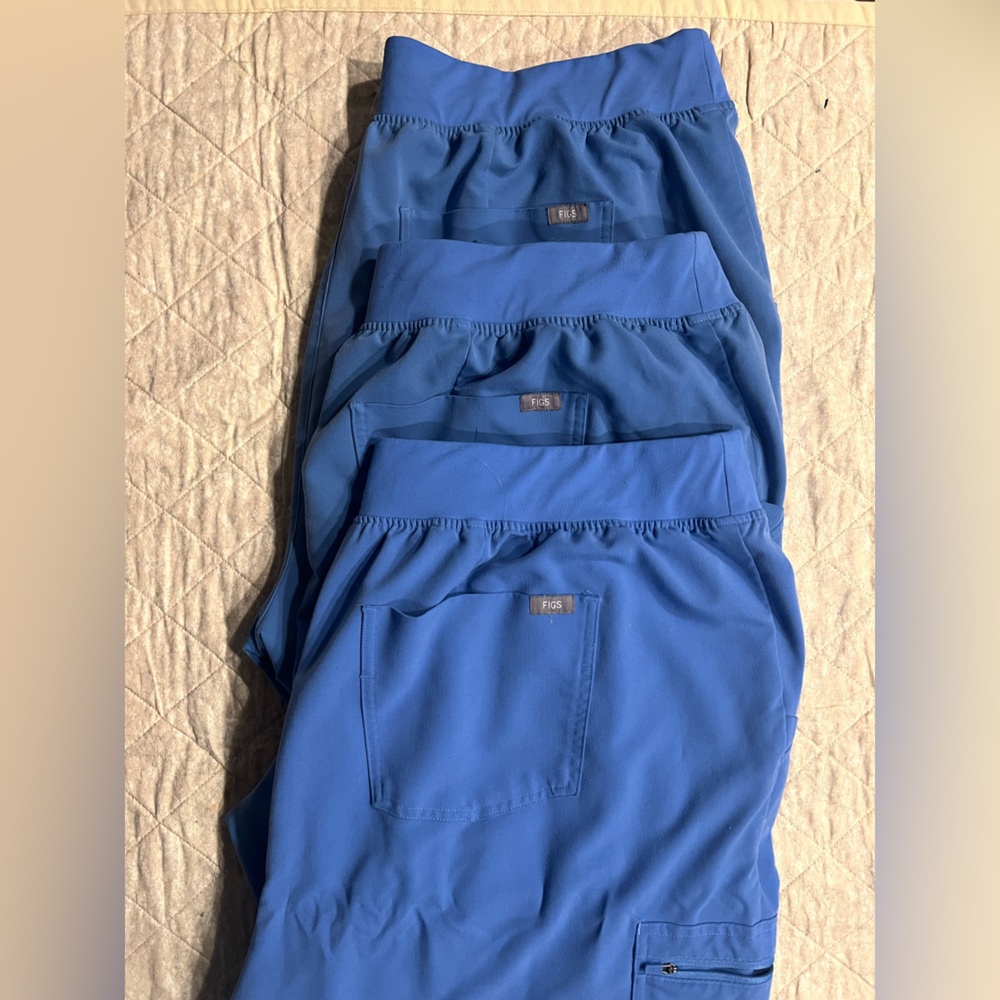 Figs Ceil Blue Scrub Pants